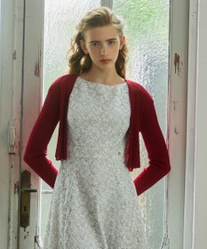 TOCCA EYELET AJISAI ボレロ レッド系