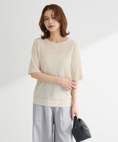 Green Parks ・Ｐｅｔｉｔ　Ｆｌｅｕｒ　ラメシアーニット