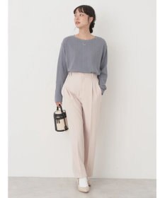 earth music&ecology コットンシアークルーネックプルオーバー