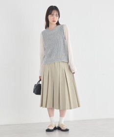 earth music&ecology クルーネックニットベスト