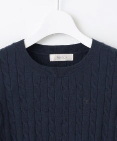 Feroux 【洗える】ケーブル ニット
