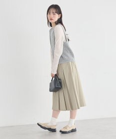 earth music&ecology クルーネックニットベスト