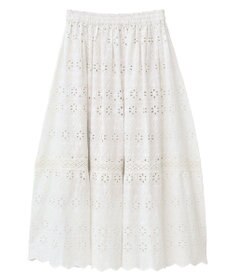 earth music&ecology シフリー刺繍スカート