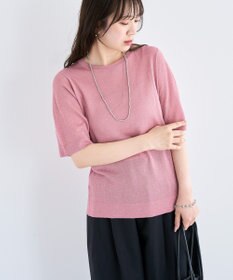 Green Parks ・Ｐｅｔｉｔ　Ｆｌｅｕｒ　ラメシアーニット