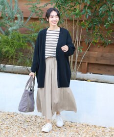 ANY 【洗濯機可能・ウエストゴム】リラックススカーチョ