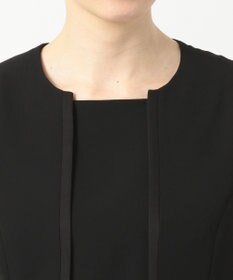 自由区 FORMAL 【洗える/縦横ストレッチ】セオプラスエス横二重ジャケット＋ワンピース