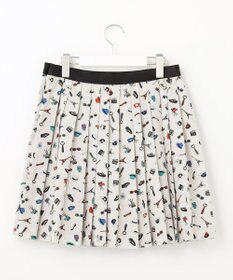 23区GOLF 【WOMEN】PARISモチーフプリント プリーツスカート