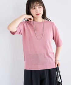 Green Parks ・Ｐｅｔｉｔ　Ｆｌｅｕｒ　ラメシアーニット