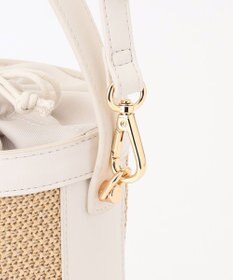 組曲 マテリアルコンビバケットバッグ