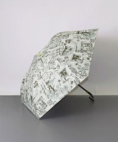 AURORA 【 Beaurance （ビューランス）】サマーシールド プリント夢が棲む場所　晴雨兼用傘（折りたたみ傘）