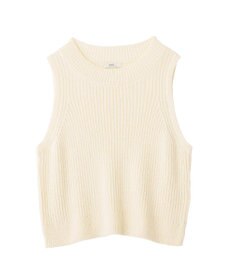 earth music&ecology クルーネックニットベスト