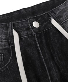 WEGO ドロストコードデニムパンツ