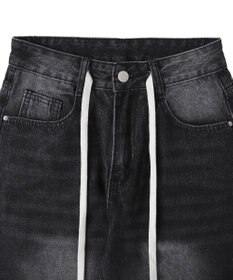 WEGO ドロストコードデニムパンツ