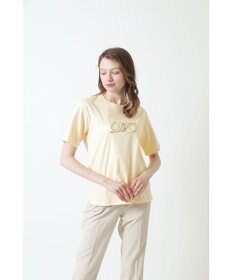 DAKS ロゴ スパンコール Tシャツ
