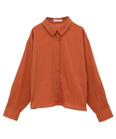 Green Parks サイドドロストショート丈シャツ（無地）