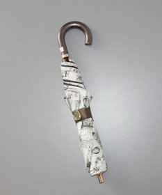 AURORA 【 Beaurance （ビューランス）】サマーシールド プリント夢が棲む場所　晴雨兼用傘（折りたたみ傘）