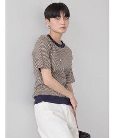 AMERICAN HOLIC ミジンボーダーカットプルオーバー