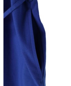 Green Parks 綿麻混開襟ワンピース