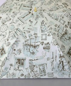 AURORA 【 Beaurance （ビューランス）】サマーシールド プリント夢が棲む場所　晴雨兼用傘（折りたたみ傘）