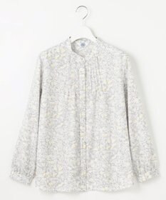 J.PRESS LADIES 【洗える】ポリエチレンスパンブロードフラワープリント ブラウス