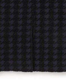 ICB 【洗える】ハウンドトゥースパターン ニットスカート