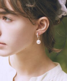 Maison de FLEUR ２Ｗａｙパールビジューイヤリング