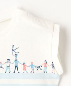 組曲 KIDS 【80-100㎝】【UVケア】グリーンバンド Tシャツ