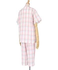 ワコール／睡眠科学 パジャマ 5分袖 半袖 7分丈 綿混(本体) 上下セット 前開き レディース YDT142 睡眠科学／ワコール