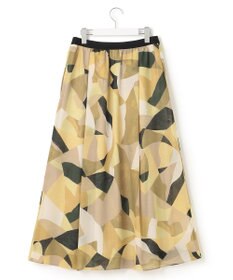 23区 S 【洗える】Pilatプリント ギャザー スカート
