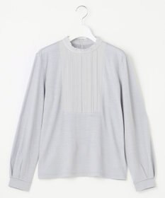 J.PRESS LADIES ウォッシャブルウール フリルネック カットソー