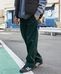 WEGO 【ウエストゴム/SMLサイズ展開/ユニセックス着用ITEM】チノイージーストレートパンツ