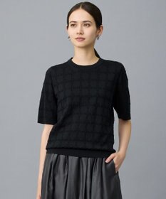 自由区 ジオメトリックアセテート プルオーバー