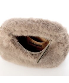 UNBILLION カシュカシュ cachecache / フェイクファー2wayハンドルミニバッグ