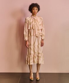 GRACE CONTINENTAL キカラッフルレイヤードワンピース