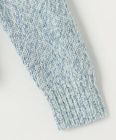 自由区 【洗える】カラーミックスリネン ニット