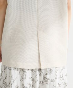 Green Parks メッシュフレンチスリーブジレ