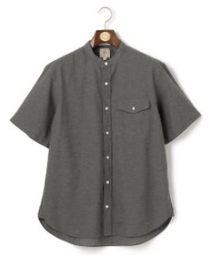 J.PRESS MEN 【HYBRID LINEN】 バンドカラーシャツ