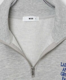 WEGO ハーフジップBIGスウェット