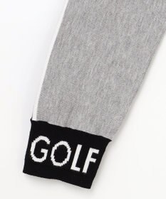 23区GOLF 【WOMEN】レーヨンストレッチカラーブロックニット