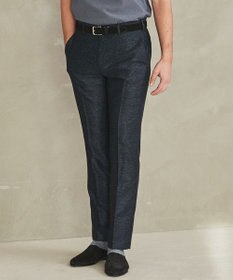 GOTAIRIKU 新素材セットアップ【通気性抜群/洗える/シワになりにくい】カラミプリントストレッチセットアップ パンツ