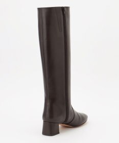 自由区 レザーロングブーツ