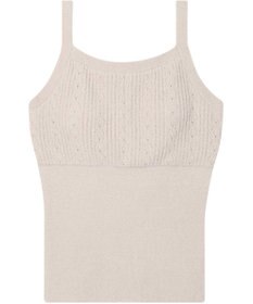 une nana cool とろみ素材がここちよいカップ付きキャミソール　moi room（モアルーム）