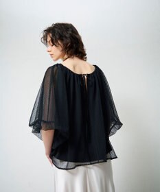 GRACE CONTINENTAL レイヤードチュールトップ