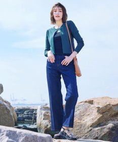 Tiaclasse L 【洗える】長袖サマーニットカーディガン