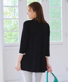 Tiaclasse L 【洗える】リボンニットチュニック