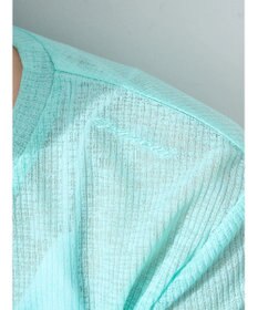 earth music&ecology シアーリブロゴ刺繍プルオーバー