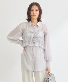 Green Parks ・ＥＬＥＮＣＡＲＥ　ＤＵＥ　シアービスチェ付シャツ