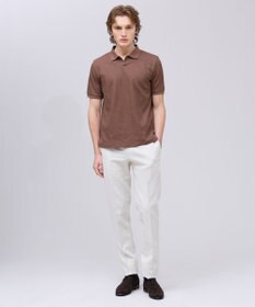 J.PRESS MEN ジャケットインの最適解【接触冷感 / 吸水速乾】【J.PRESS PREMIUM JERSEY】スキッパー ポロシャツ