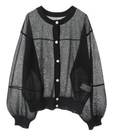 AMERICAN HOLIC 【WEB限定】【接触冷感】2WAYシアーニットカーディガン