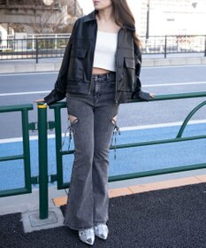 WEGO PUショートジャケット